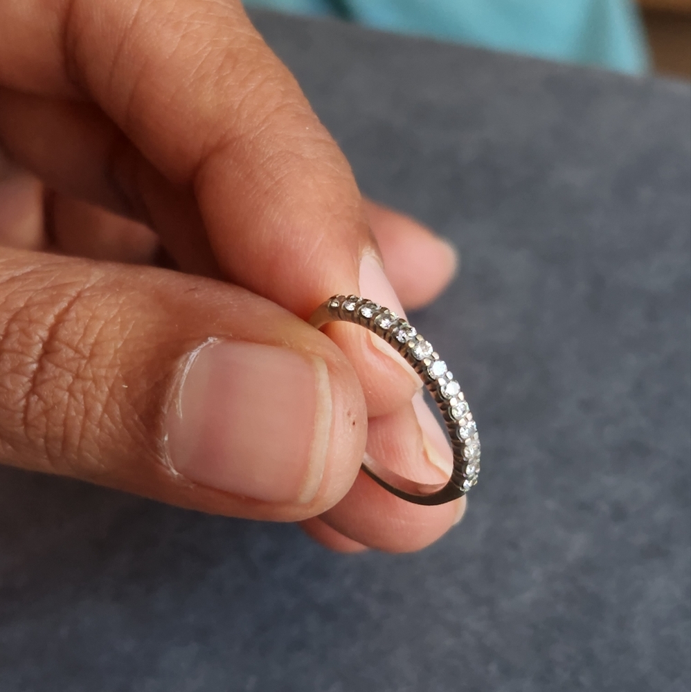 Zales Diamond Wedding Band white gold